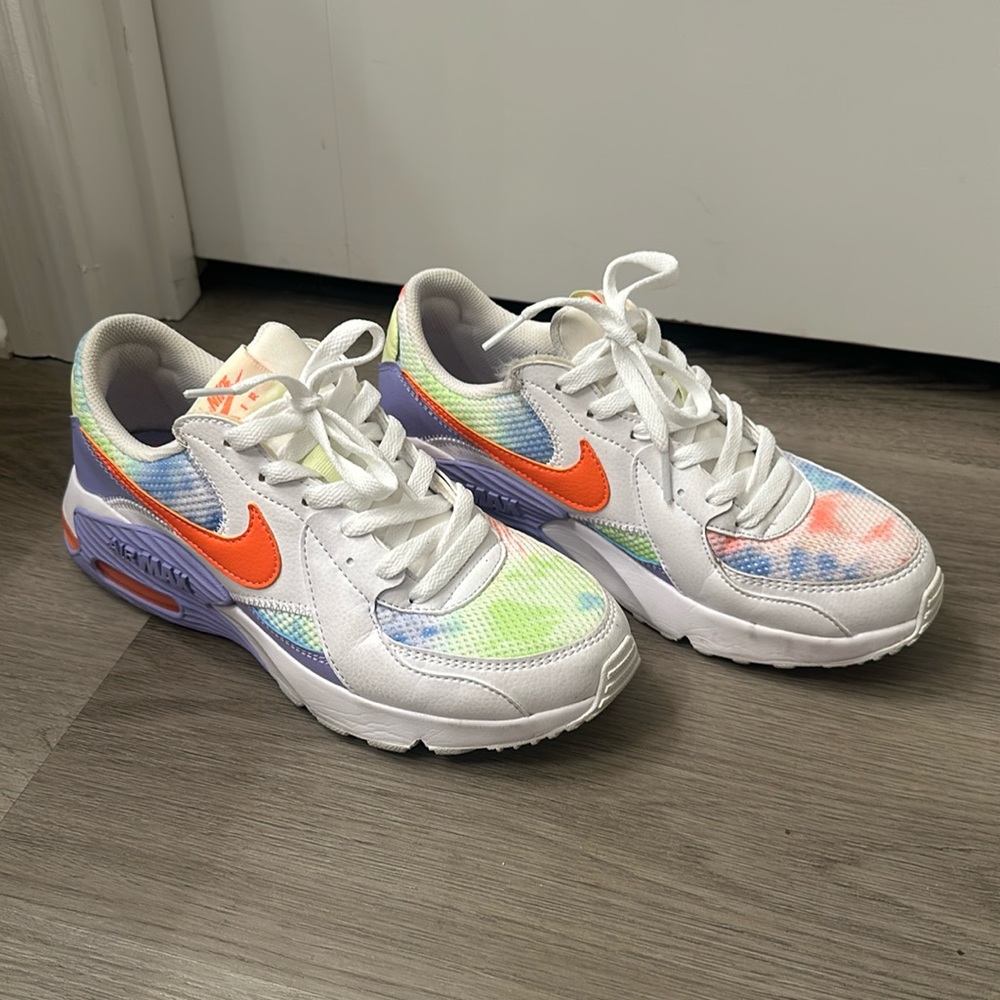 Nike Women's Sneakers - White, Orange, Blue, Green